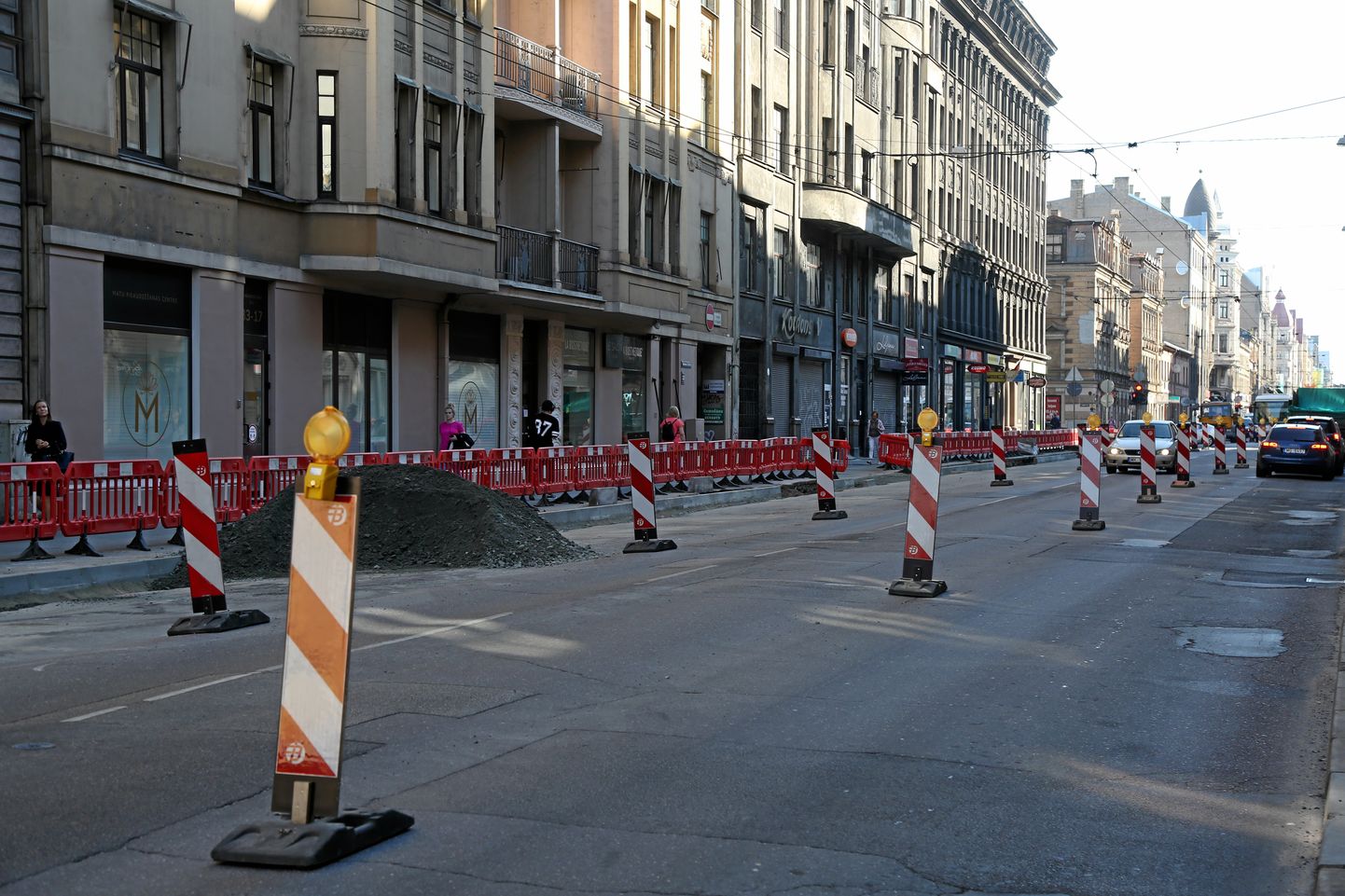 Улица Чака во время ремонта