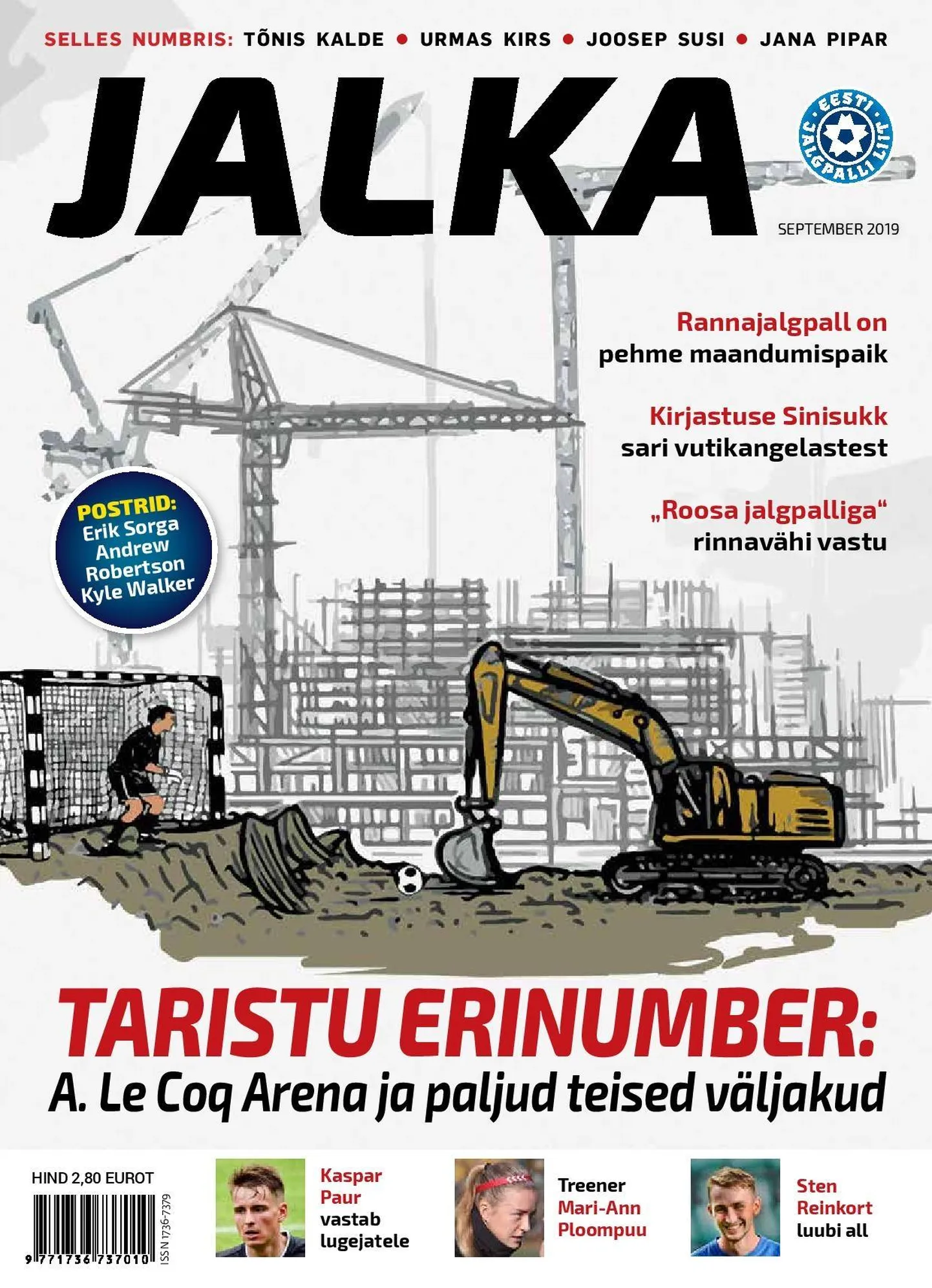 Värskes Jalka numbris on luubi all mitu Rakverega seotud teemat ja inimest.