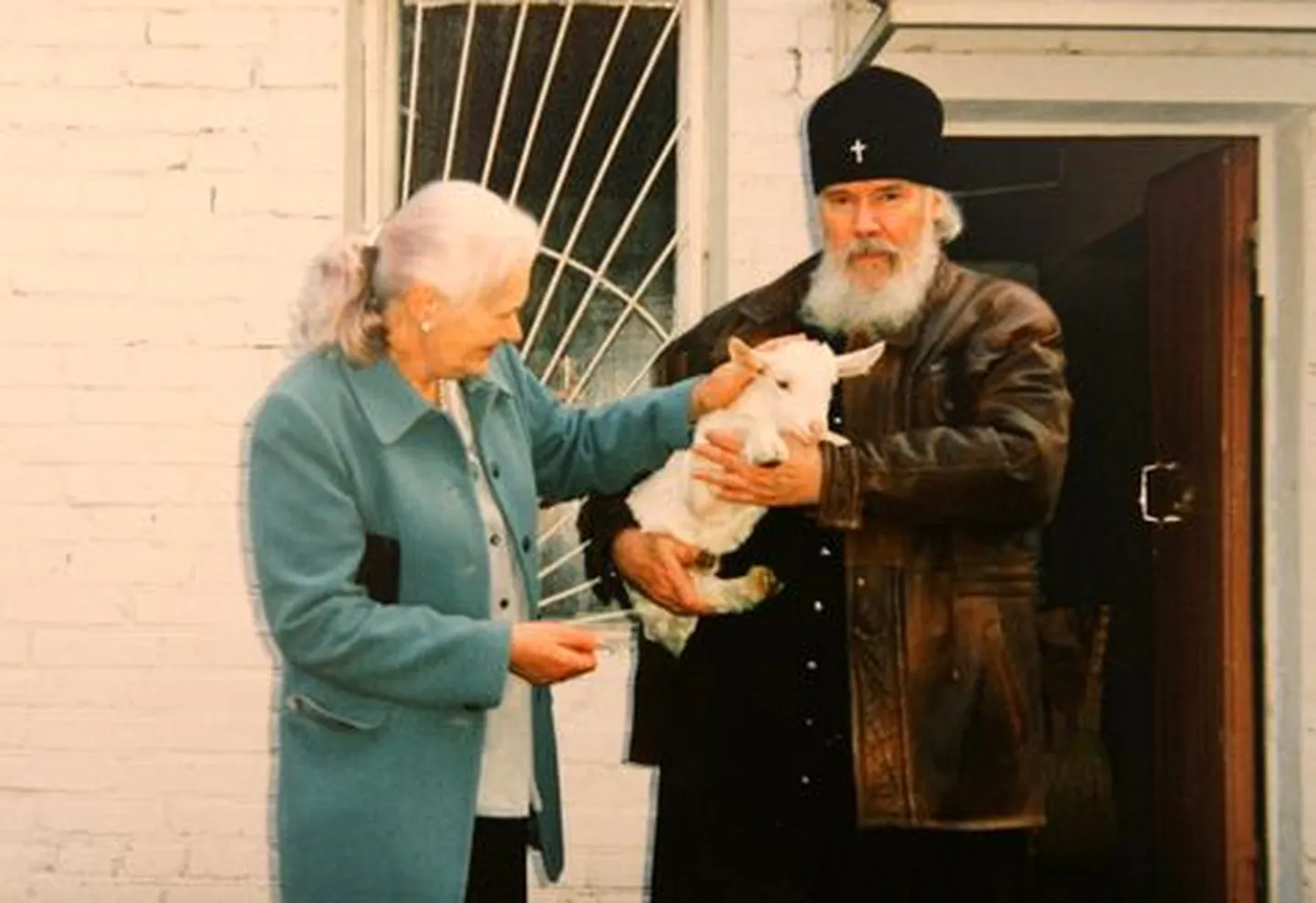 Patriarh Aleksius II täditütar Helene Kamzoliga.