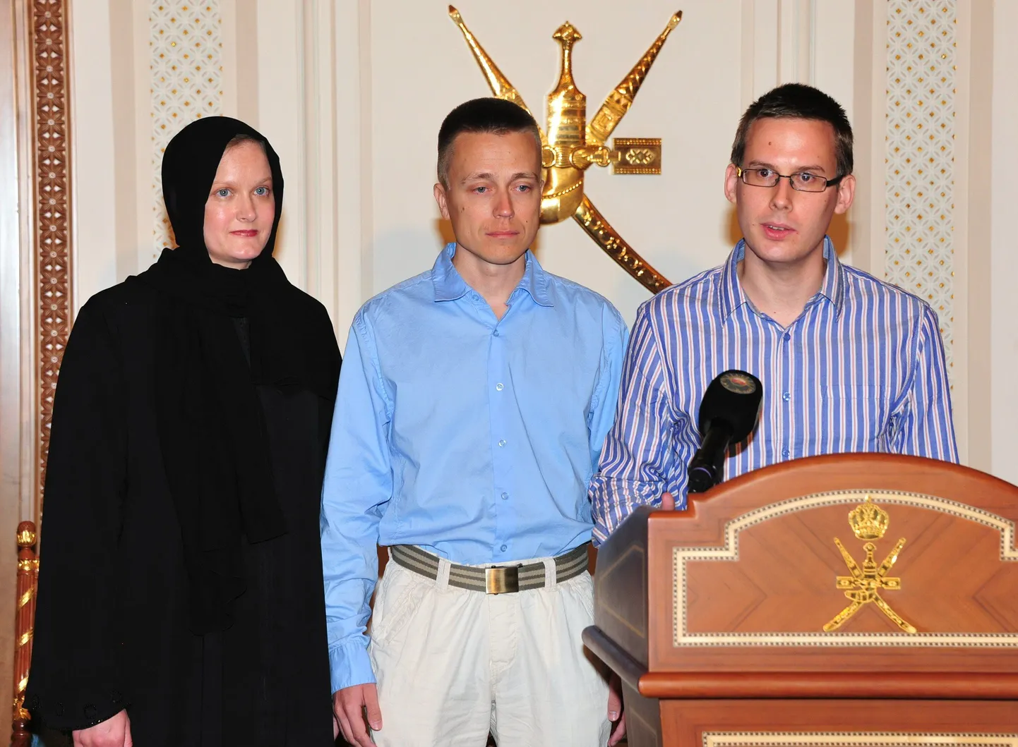 Austerlane Dominik Neubauer (paremal) ning soomlased Atte Kaleva (keskel) ning Leila Kaleva