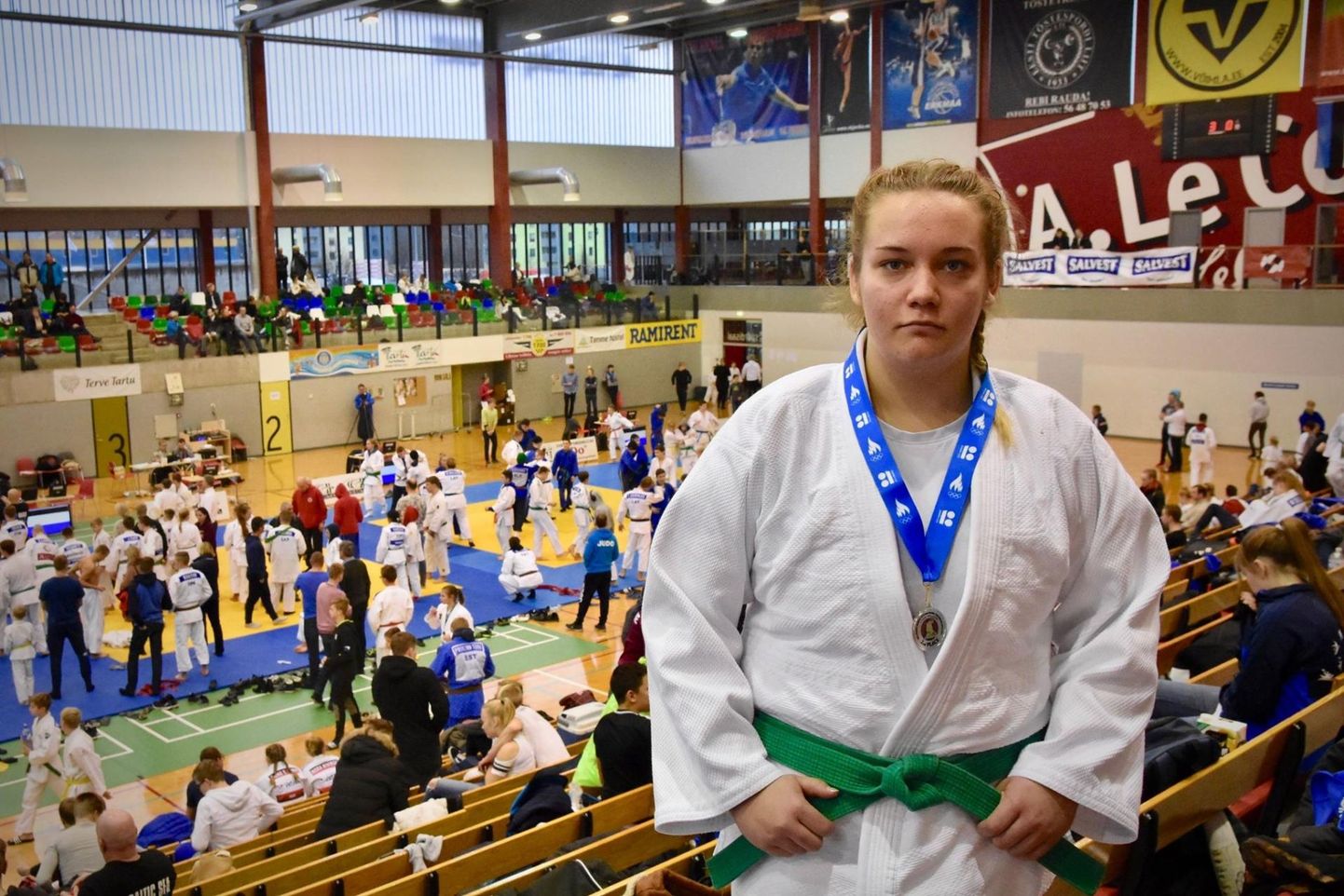 Viljandi judoka Laura Silde tuli eelmisel nädalavahetusel Võrus Eesti meistrivõistlustel juunioride klassi neidude raskekaalus kindlaks võitjaks.