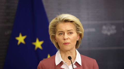 Tiešraide ⟩ Ministru prezidentes un Eiropas Komisijas prezidentes preses konference