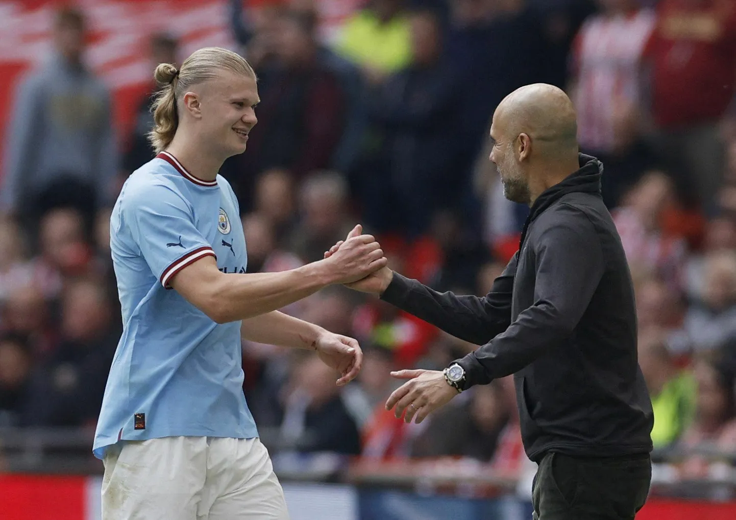 Kas Erling Braut Håland (vasakul) oli varasematel hooaegadel Pep Guardiola puuduv pusletükk?