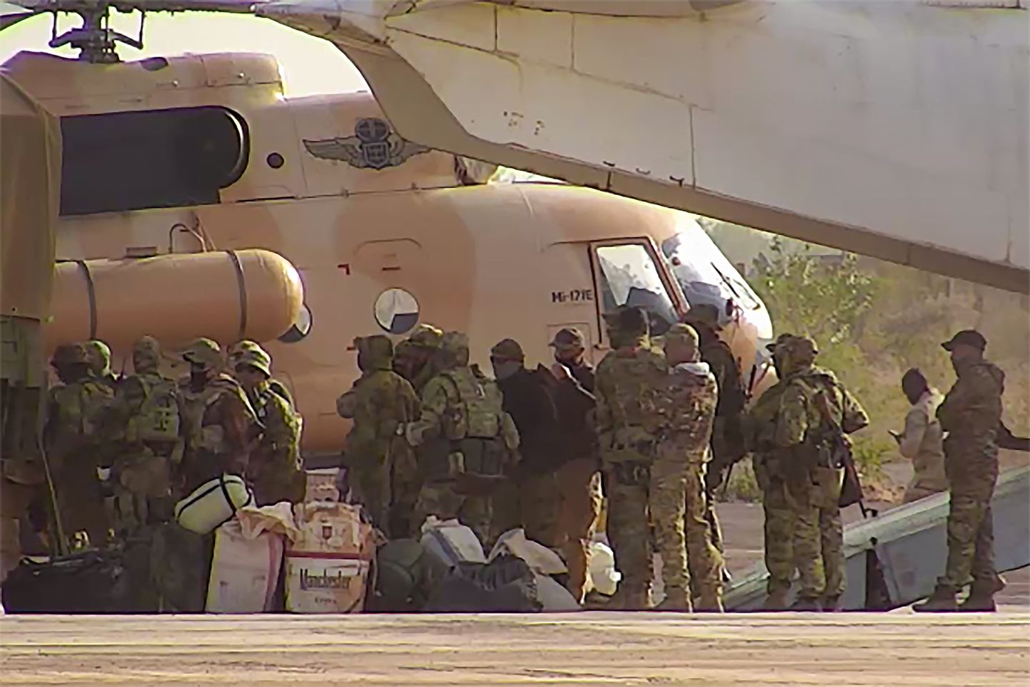 Vene palgasõdurid Mali põhjaosas. Foto on illustratiivne.