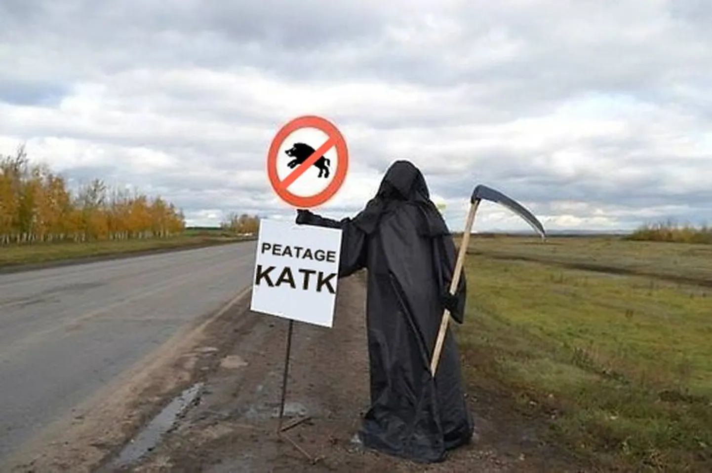 Seakatk on liikunud suurel kiirusel läbi Eesti ja jõudnud Lääne-Virumaa piirile Lüganuse valda.