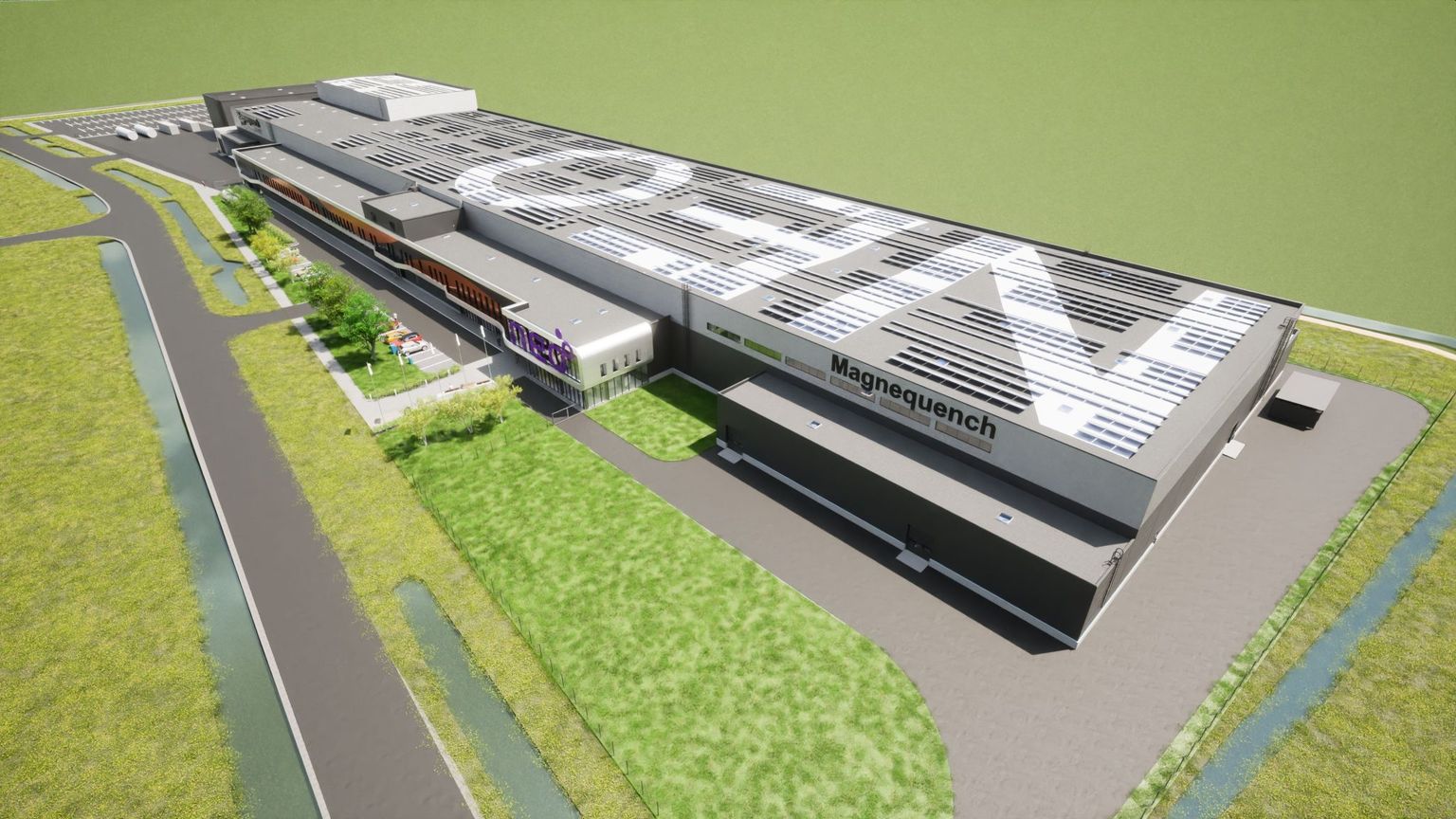 Таким образом должен в конце 2025 года выглядеть создаваемый в Нарвском промышленном парке завод магнитов.