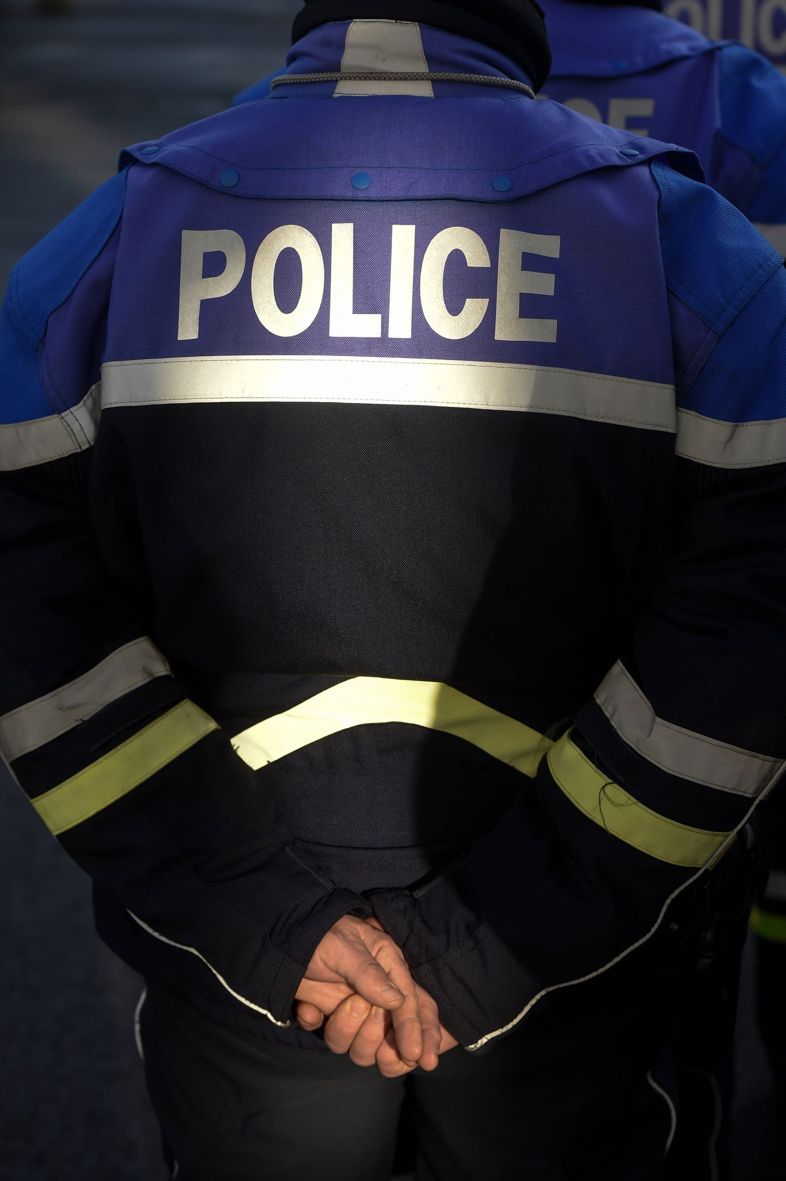 Prantsuse politsei Nantes'i linnas 31. detsember 2021.