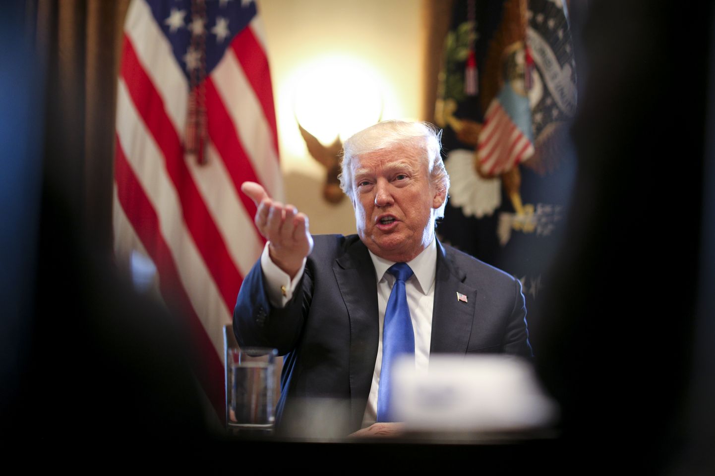 President Donald Trump immigratsioonireformi käsitleval kohtumisel Valges Majas 9. jaanuaril.