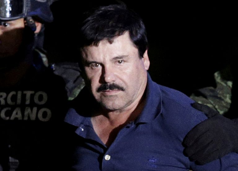 Joaquin "El Chapo" Guzmani vahistamine jaanuaris 2016.