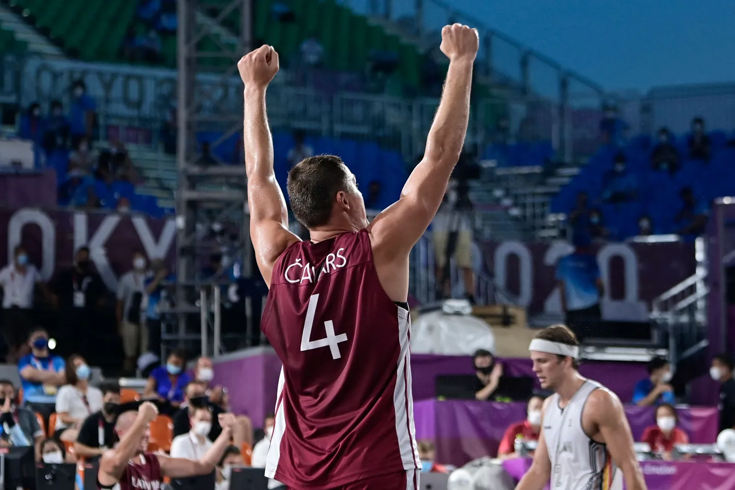 Latvijas 3x3 basketbola izlases spēlētājs Agnis Čavars