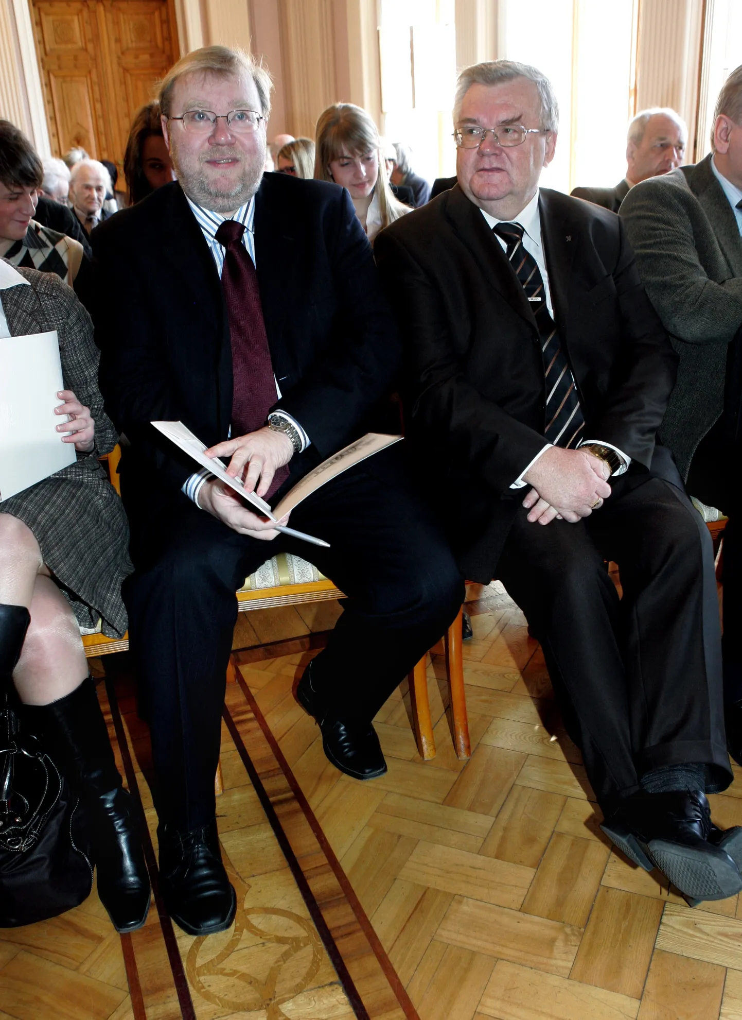 Mart Laar ja Edgar Savisaar.