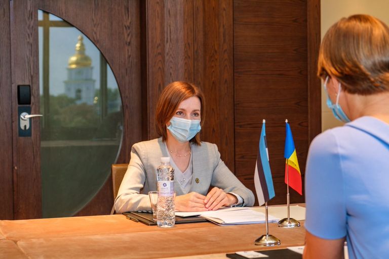 Moldova president Maia Sandu kohtus Kersti Kaljulaidiga