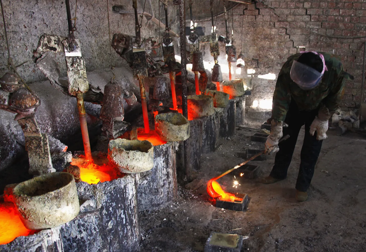 Hiina haruldaste muldmetallide tehas.