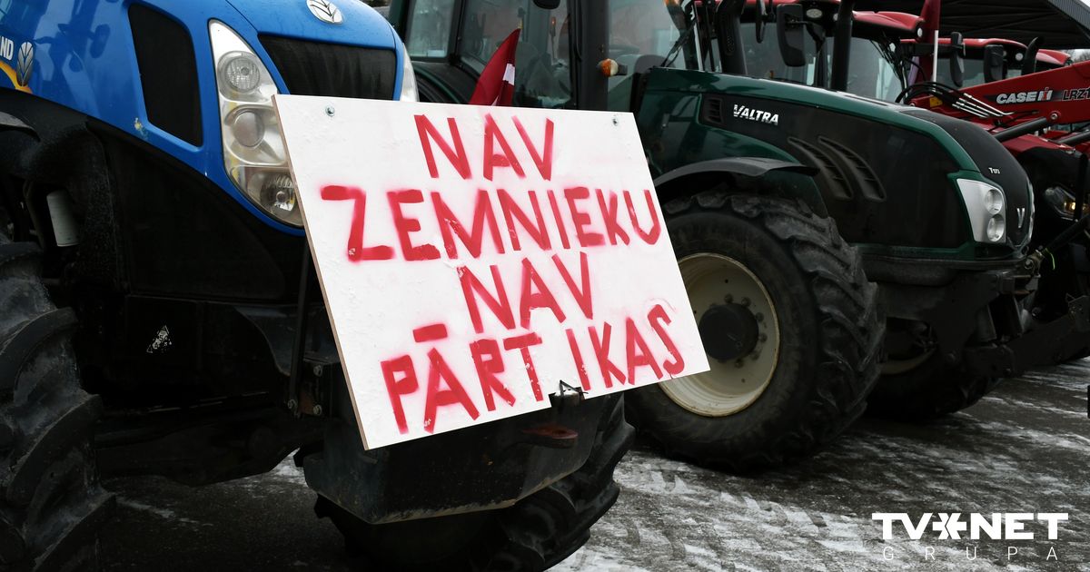 Латвийские фермеры продолжат акции протеста
