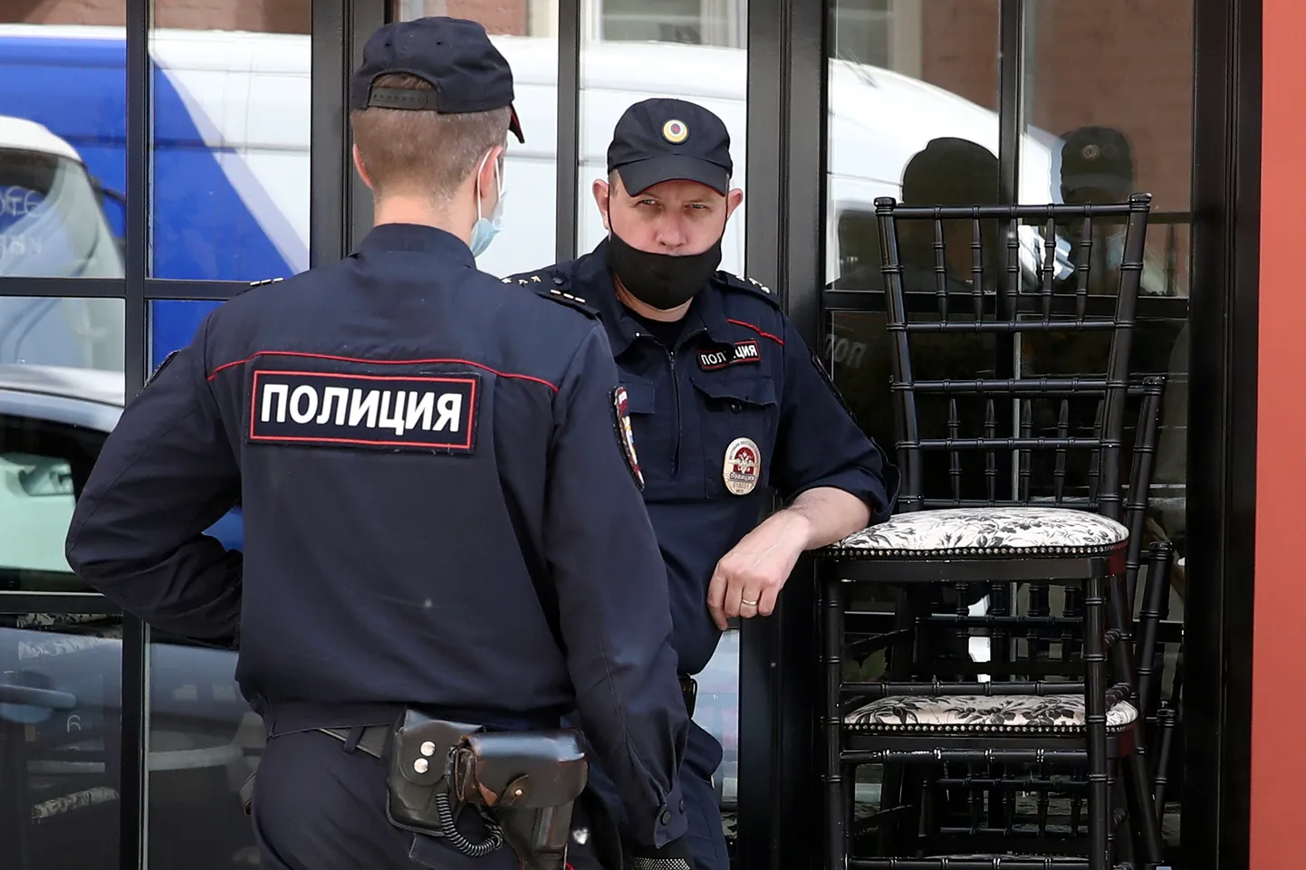 Vene politseinikud juunis Moskvas.