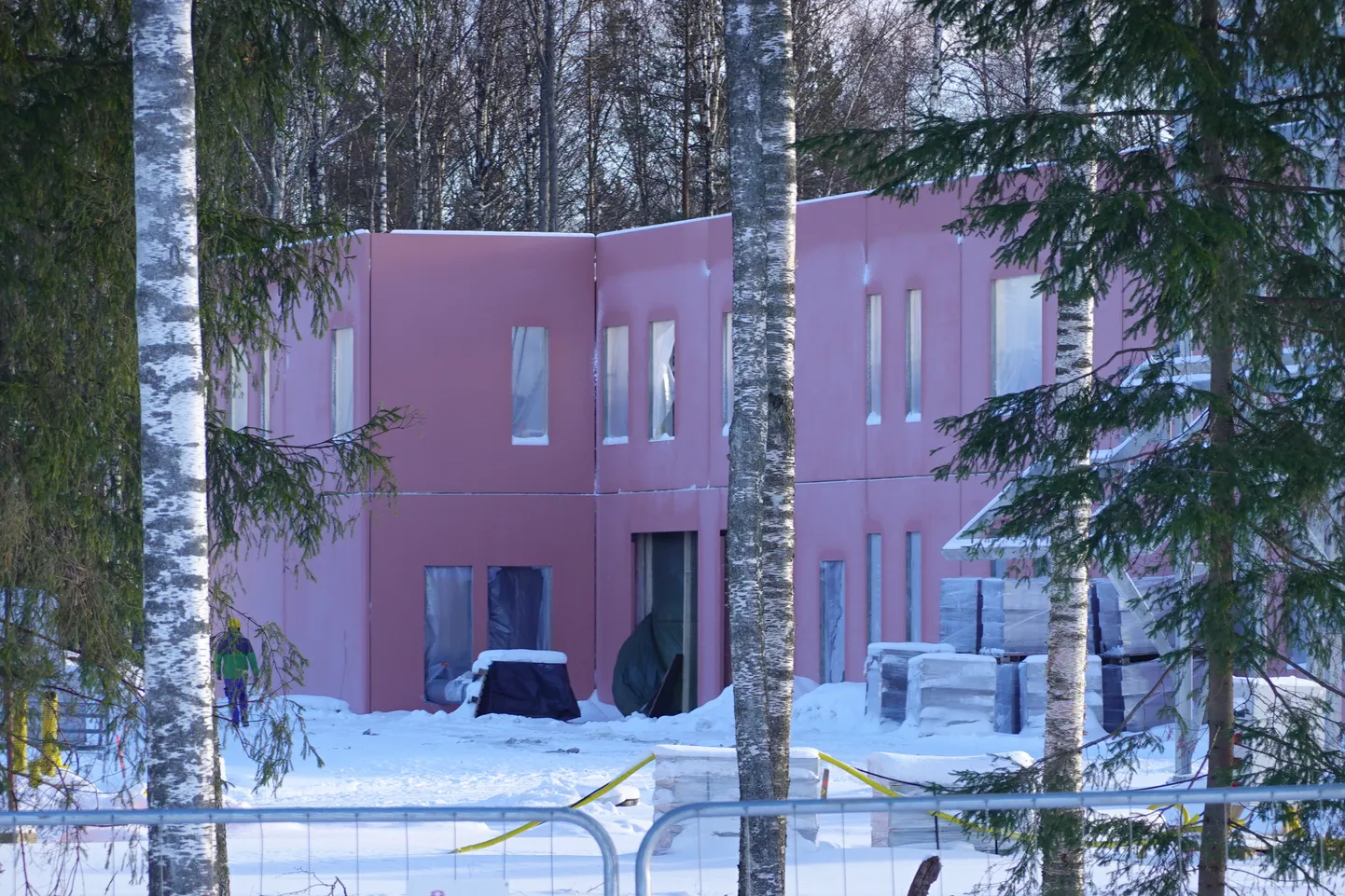 Paide päästekomando ehitus jaanuaris 2024.
