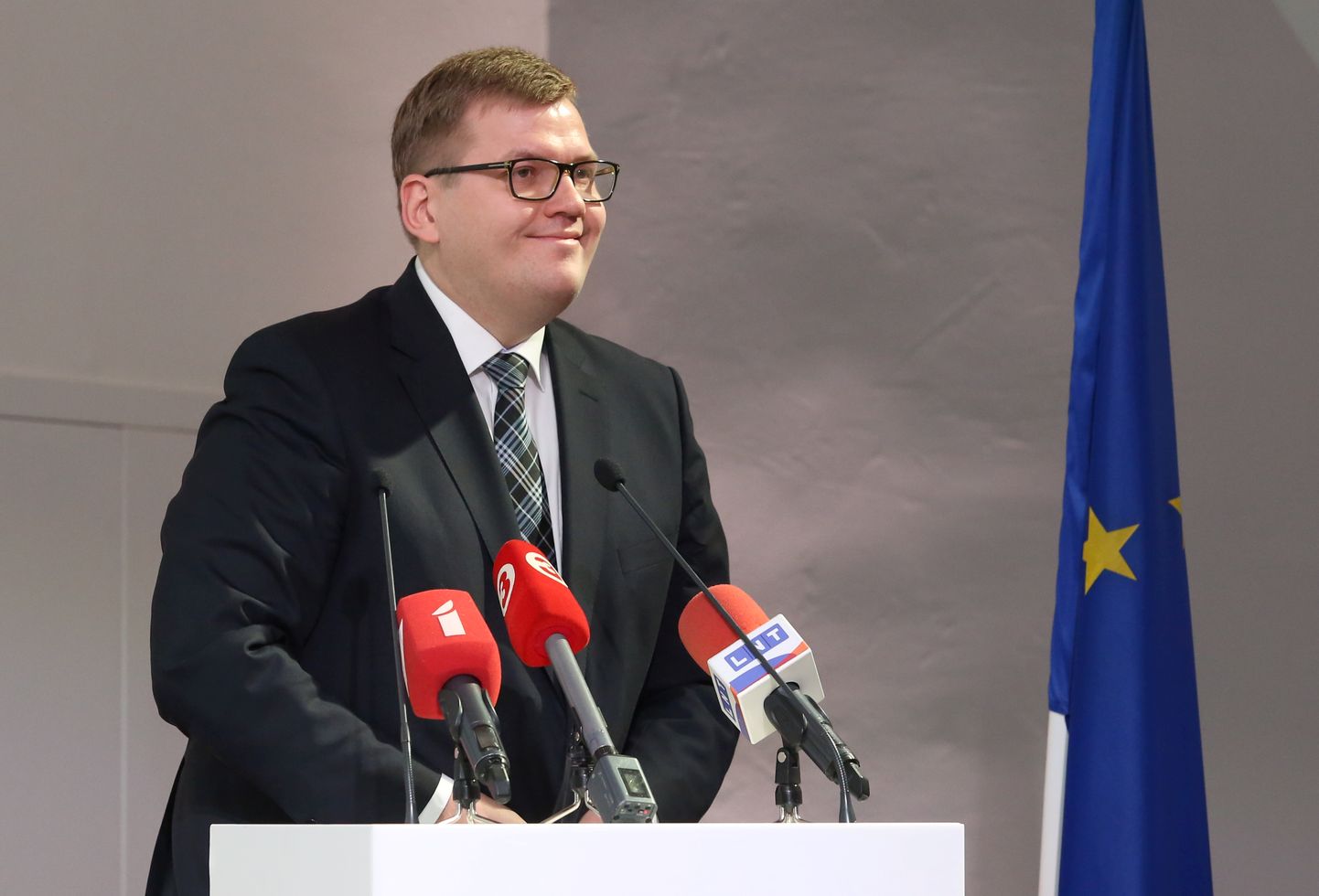 Saeimas deputāts Juris Pūce piedalās partijas "Latvijas attīstībai" kongresā