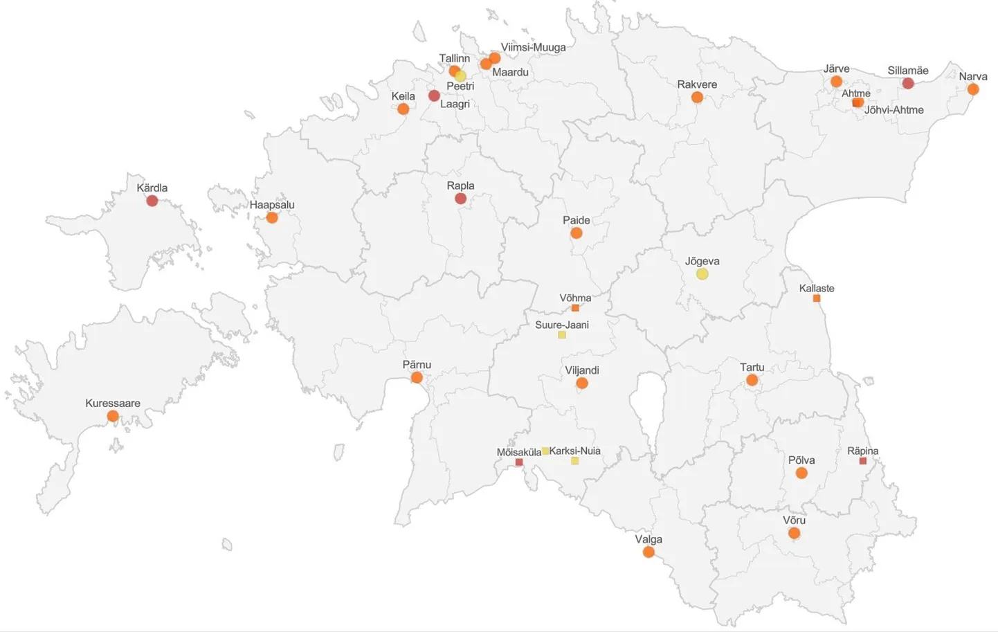 Reoveeuuringu tulemused 18. märtsi seisuga