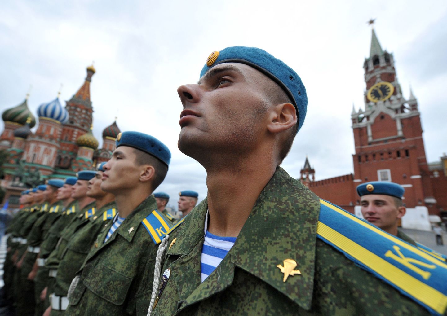 Vene armee õhuväelased.