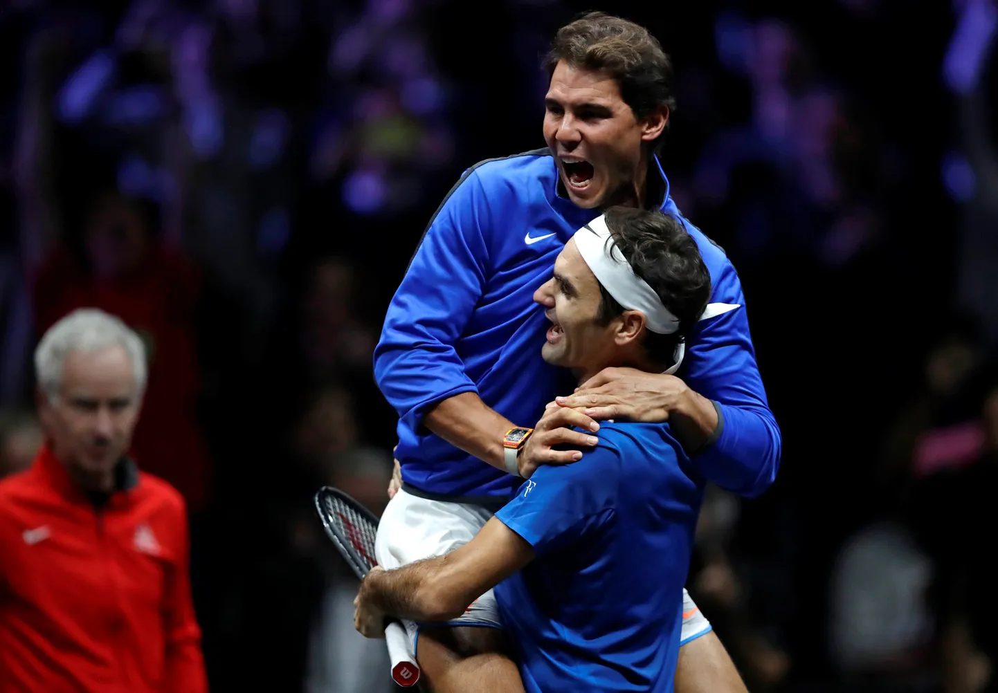 Roger Federer ja Rafael Nadal.