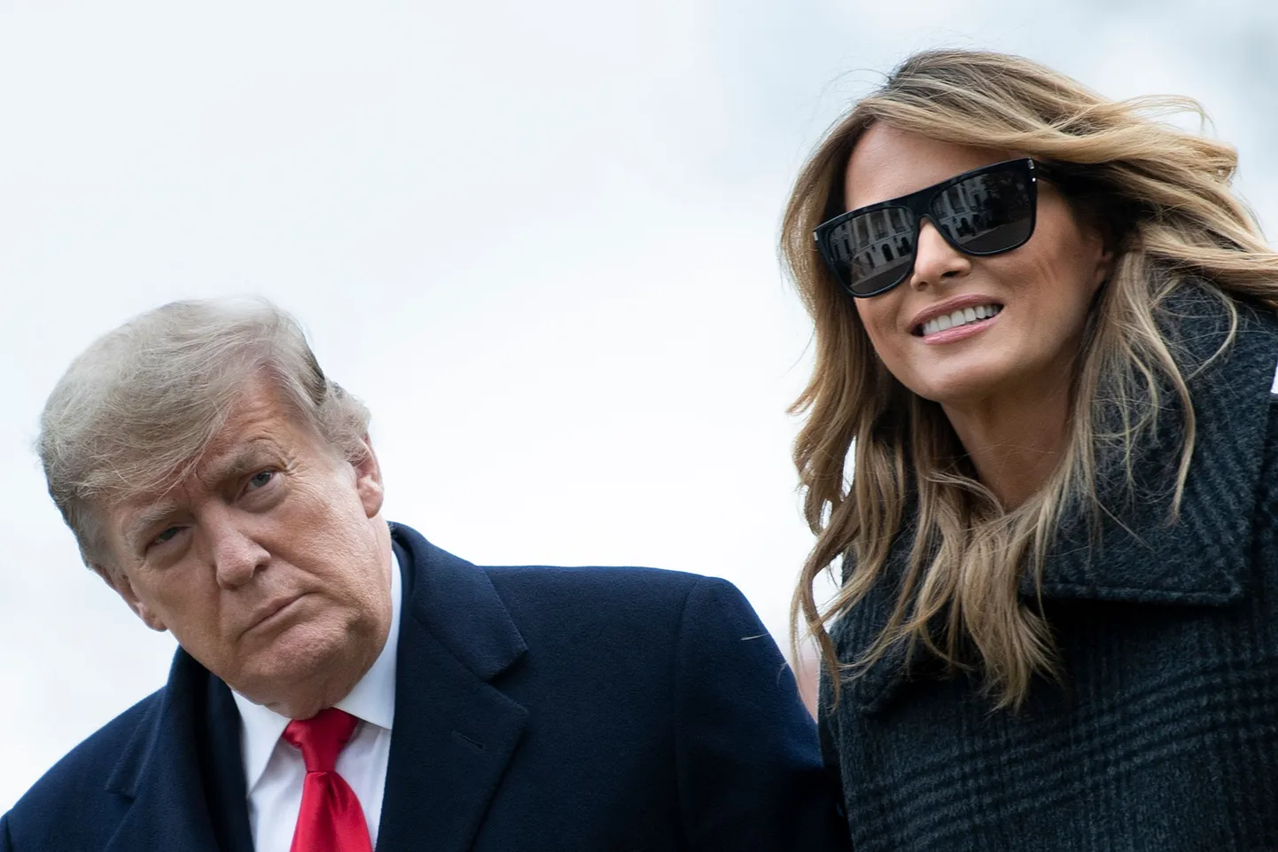 USA president Donald Trump ja esileedi Melania Trump 31. detsembril 2020. aastal.