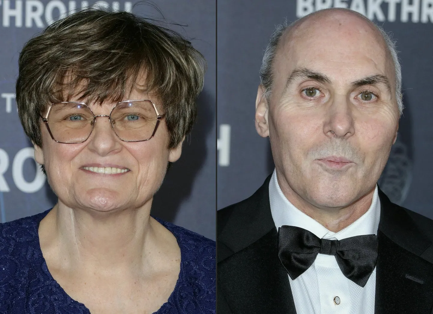 Fotokollaaž. Vasakul Ungari-USA biokeemik Katalin Karikó ja USA arst-teadlane Drew Weissman.