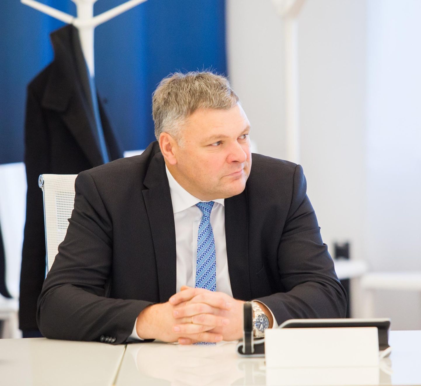 Marko Pomerants works for PR agency Powerhouse that is lobbying for Huawei in Estonia.