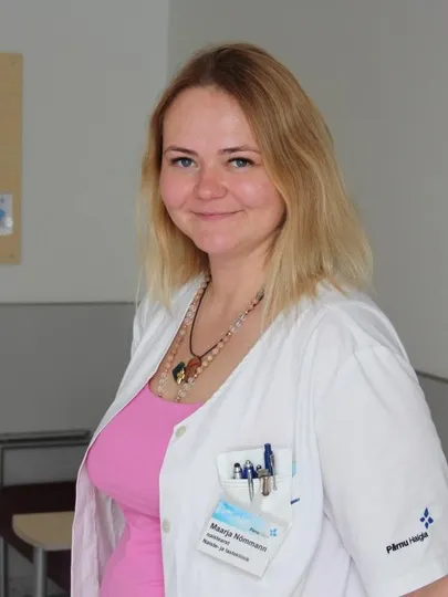 Dr Maarja Nõmmann, Pärnu haigla naistearst.