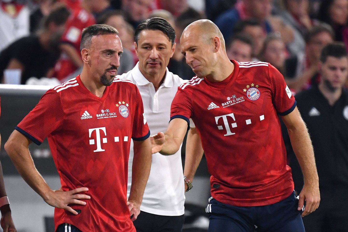 Franck Ribery (vasakul) ja Arjen Robben tõmbavad üheskoos karjäärile Müncheni Bayernis joone alla.