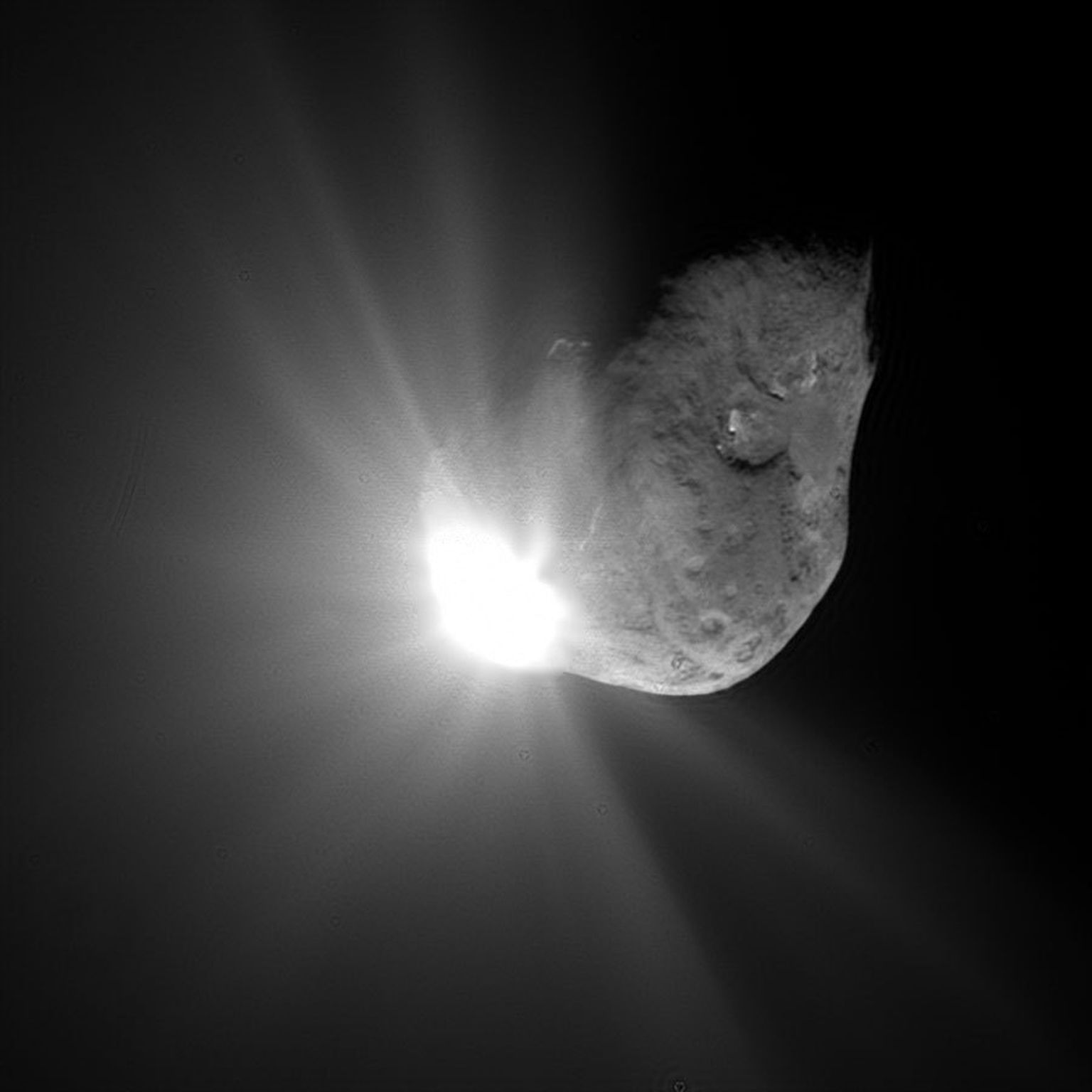 Arvutijoonistus asteroid Didymosest