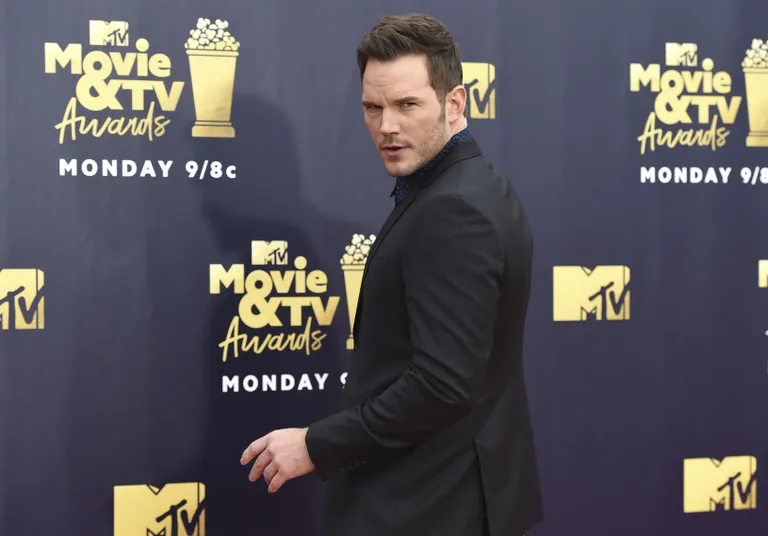 Chris Pratt MTV filmi- ja teleauhindade galal juunis 2018 Californias Santa Monicas