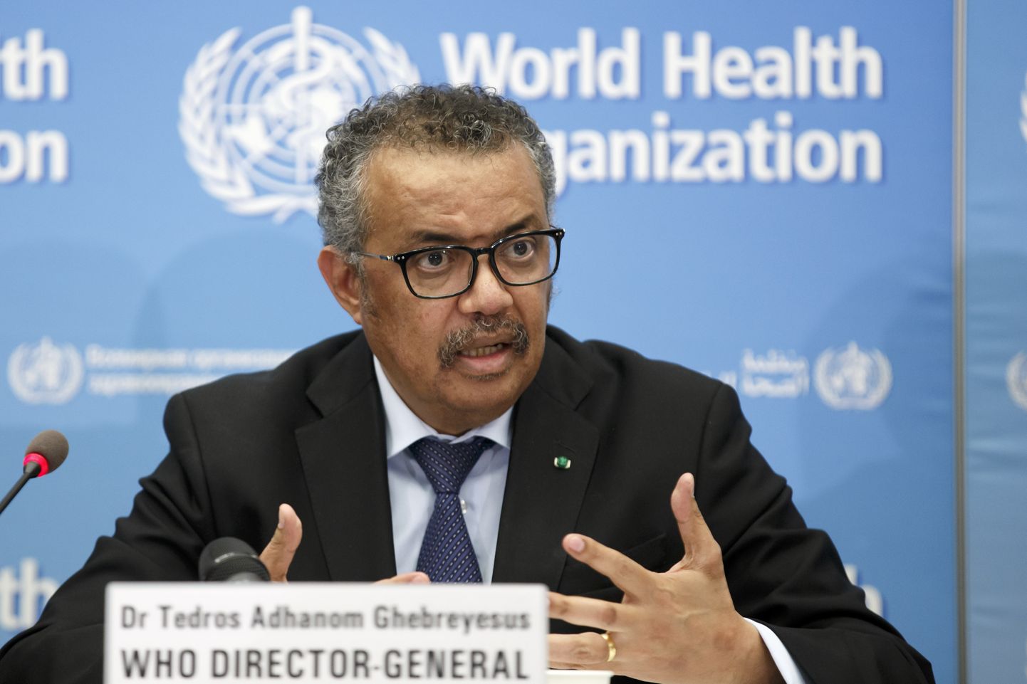 Maailma Terviseorganisatsiooni (WHO) direktor Tedros Adhanom Ghebreyesus.