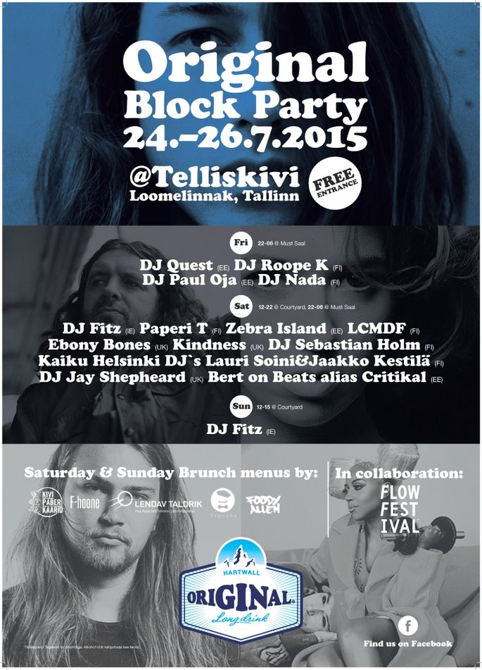 Nädalavahetusel toimub Telliskivi loomelinnakus tasuta Original Block Party  festival