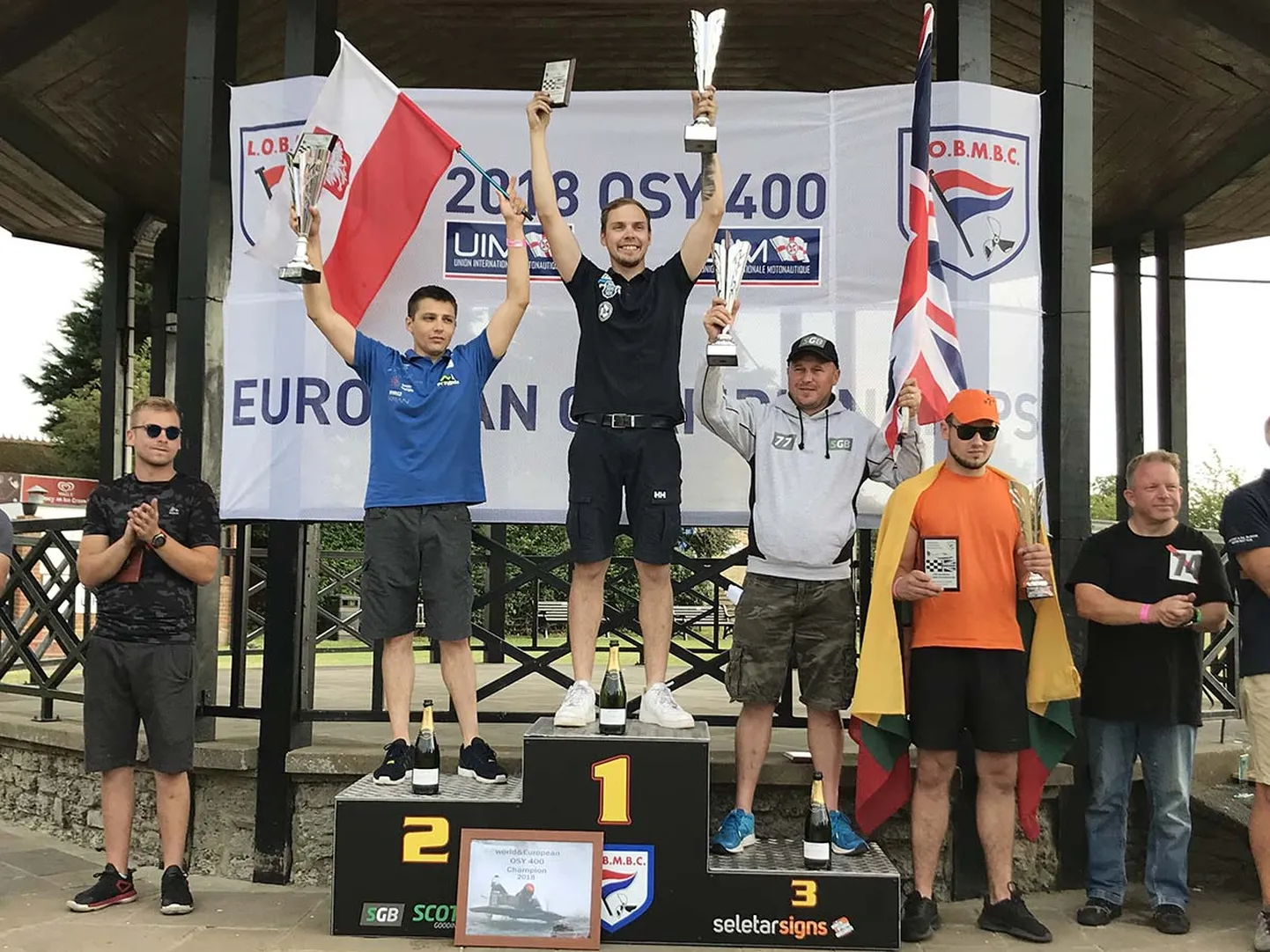 poodiumil esimene Rasmus Haugasmägi, teine Cezary Strumnik (Poola) ja kolmas Jamie Marr (Suurbritannia).