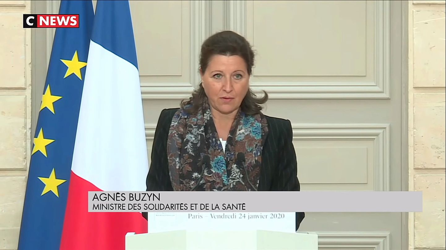 Francijas veselības ministre Agnese Buzīna