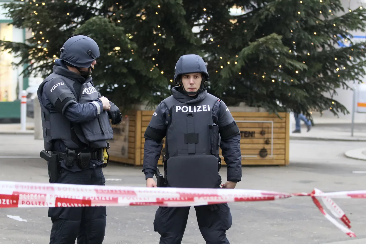 Austria Viini politsei. Pilt on illustreeriv