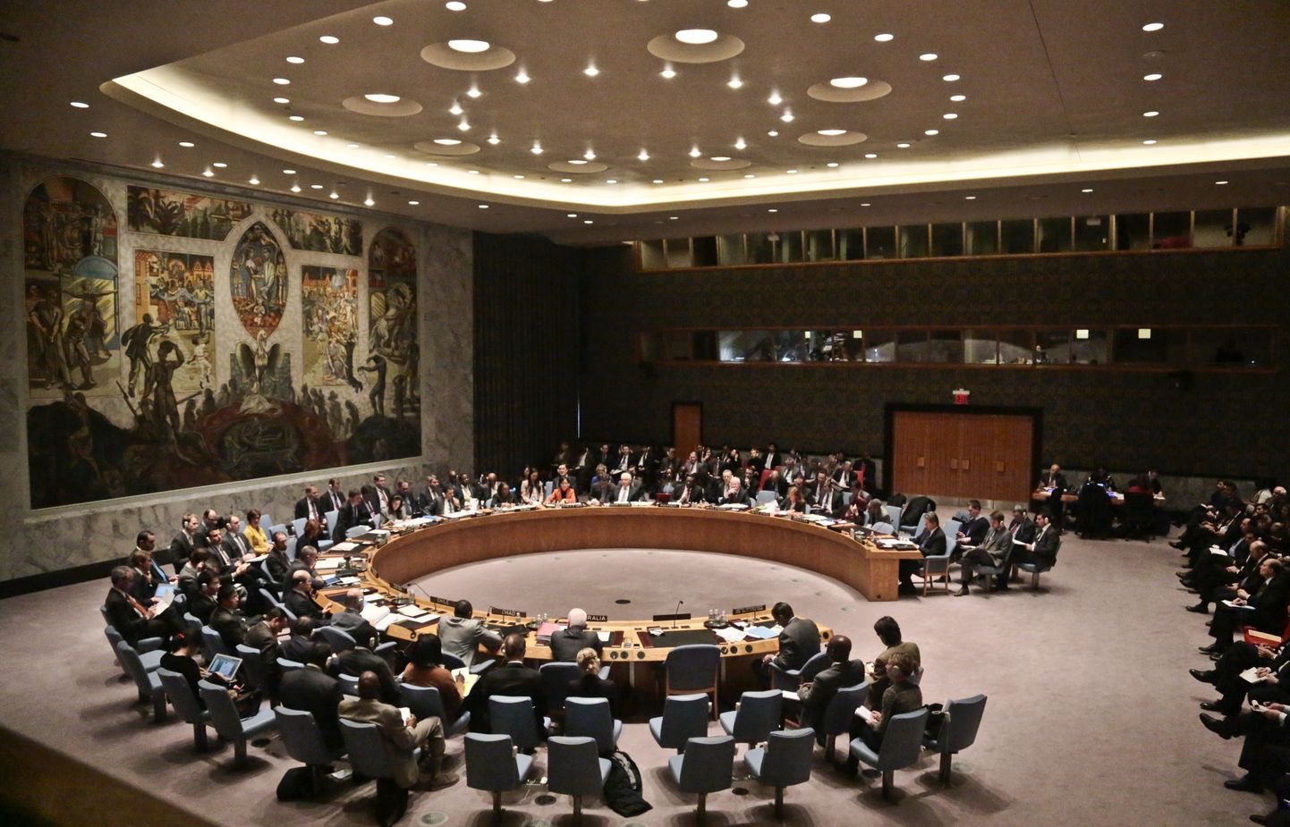 ÜRO Julgeolekunõukogu istung.
