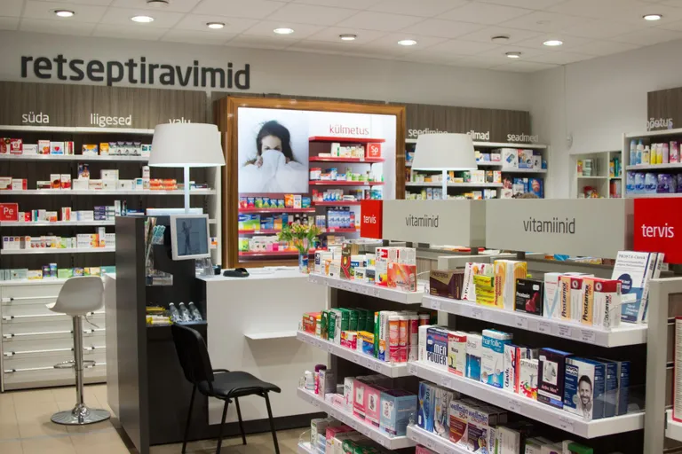 Maksimarketis asuv apteek töötab streigist hoolimata õhtuni.