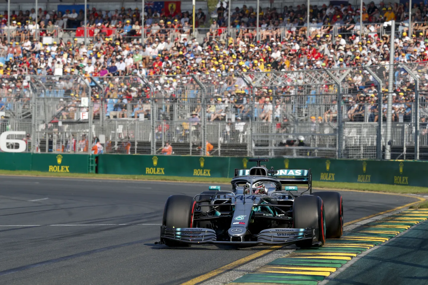 Lewis Hamilton tänavuselMelbourne'i GP-l.