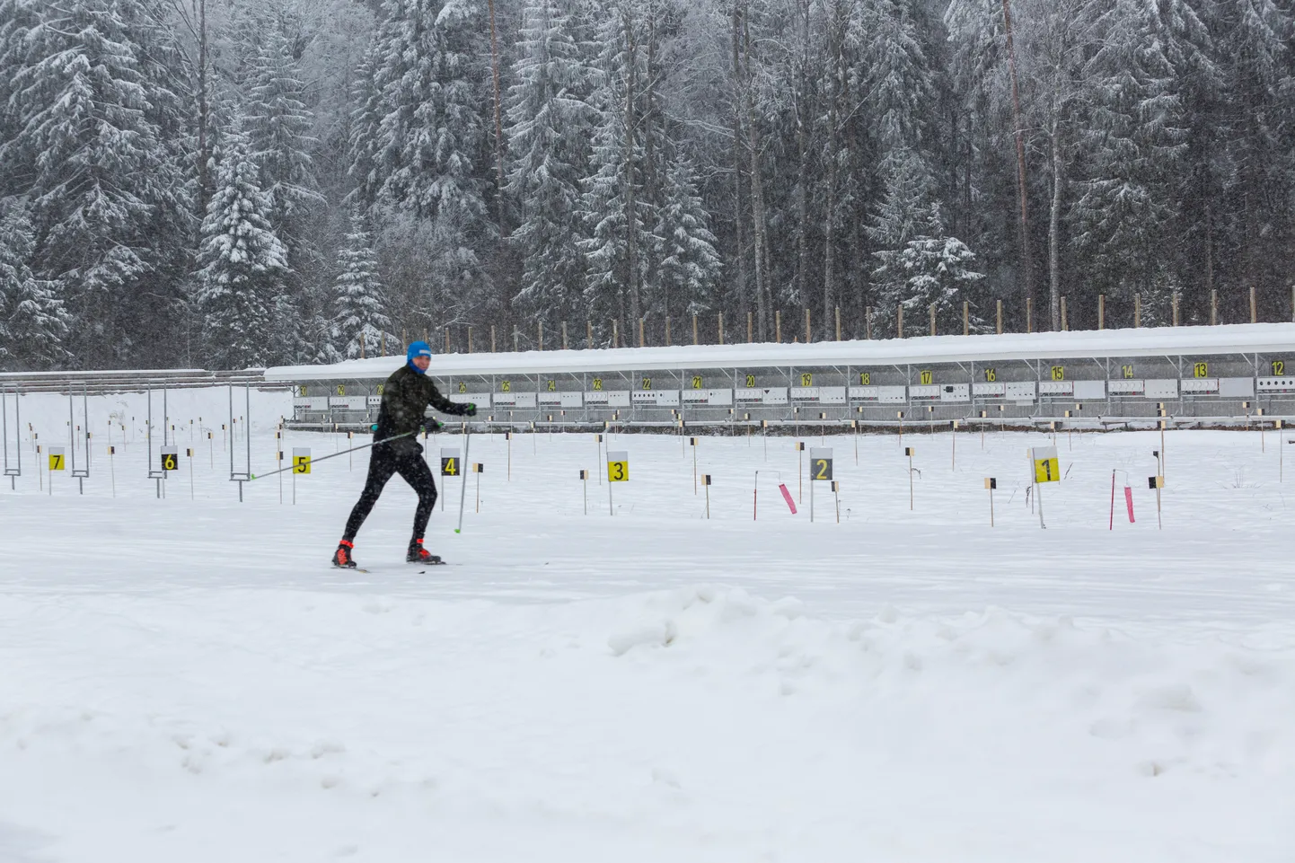 Haanja puhke- ja suusakeskus 2022. aasta novembris.