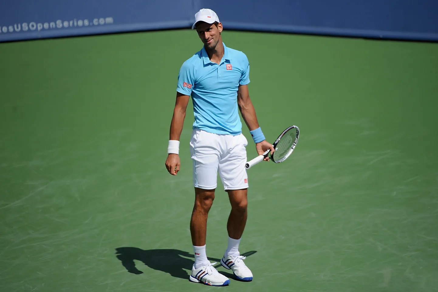 Novak Djokovic pärast kaotust Tommy Robredole.