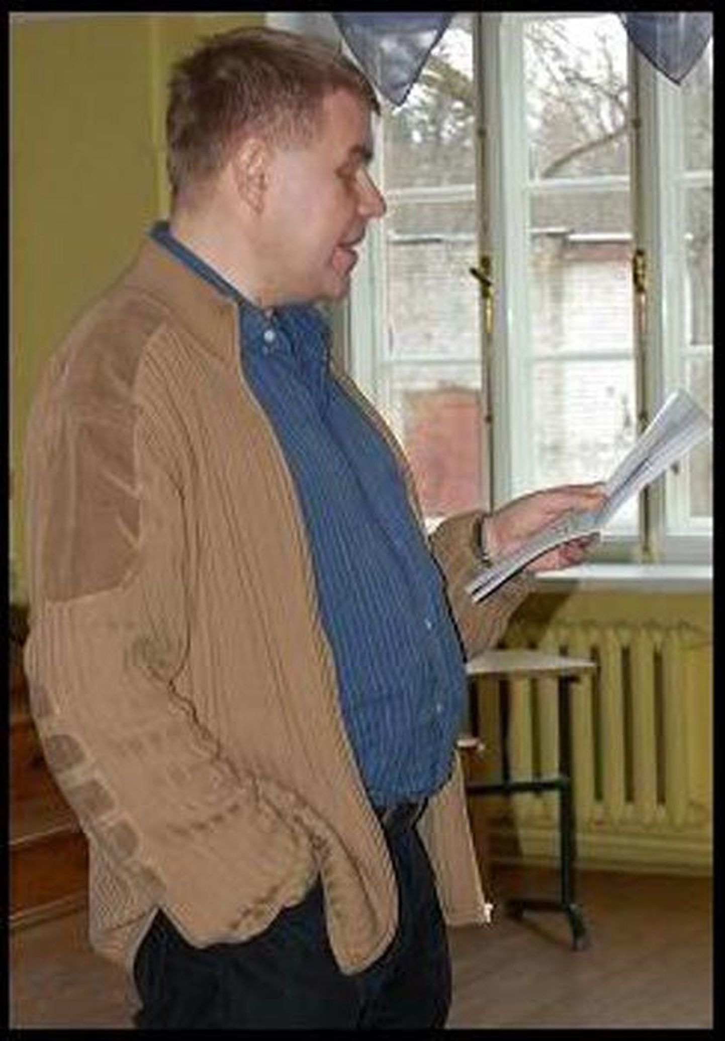 Kirjanik Andrus Kivirähk.
