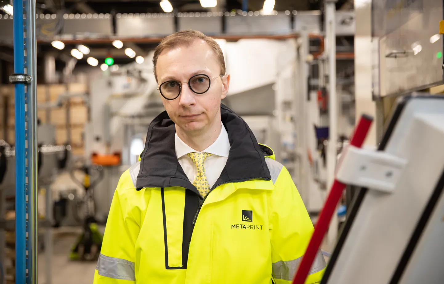 Martti Lemendik, the manager of the company Metaprint AS.