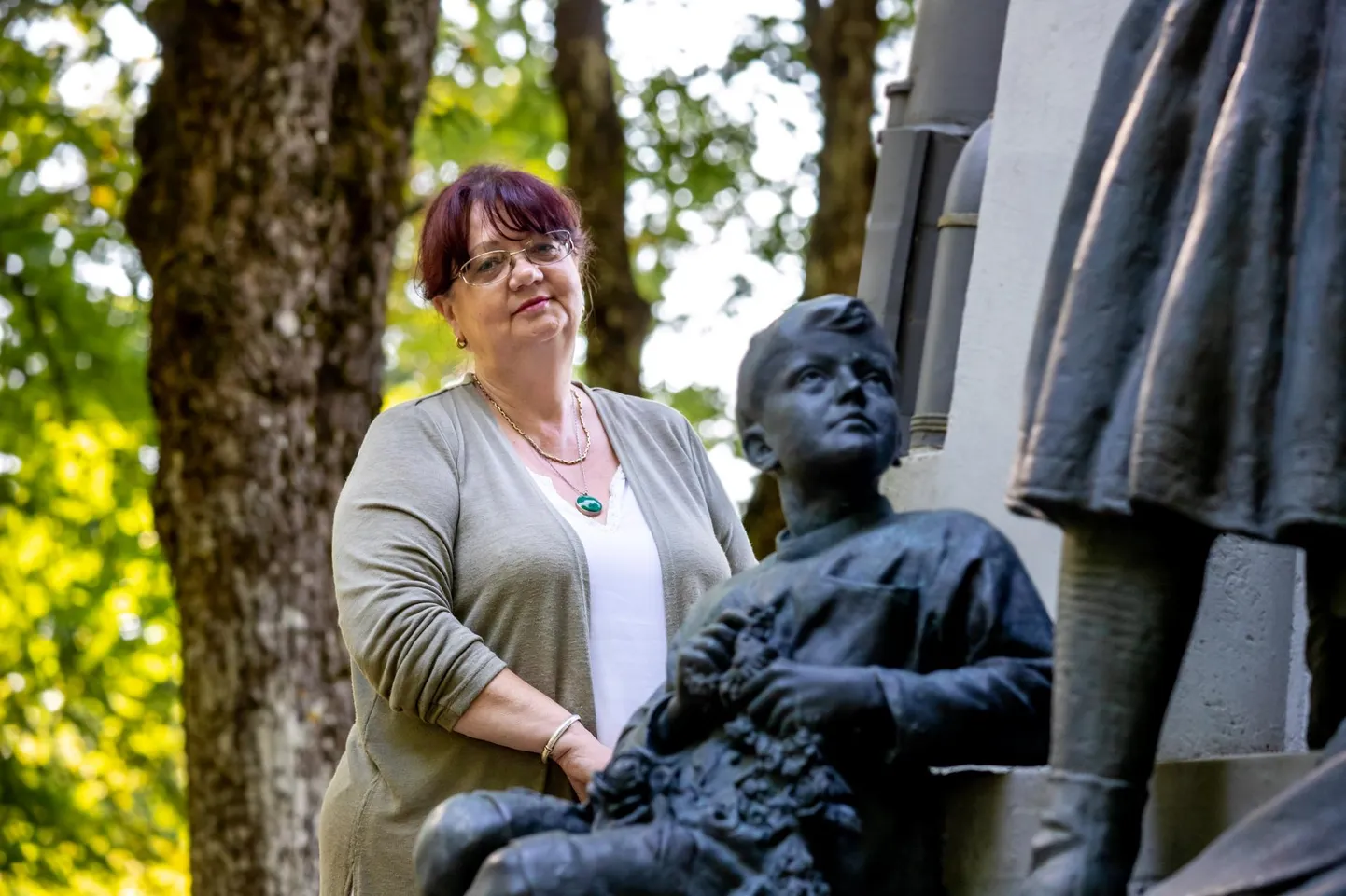 Kujur Amandus Adamsoni loodud vabadussõja monumendi taastamisest Pärnu Alevi kalmistul möödus juulis 29 aastat, Eesti sõjahaudade hoolde liidu tegevdirektor Tiina Tojak oli meenutusürituse üks korraldajaid.