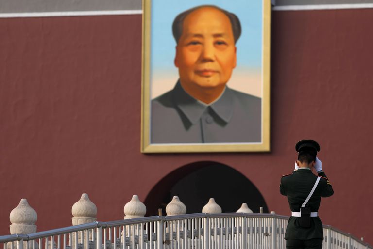 Mao Zedongi pilt Pekingis. TYRONE SIU/REUTERS/Scanpix