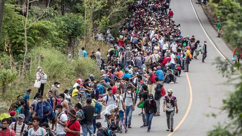 Guatemalasse on jõudnud pea 10 000 USA-sse teel Hondurase migranti