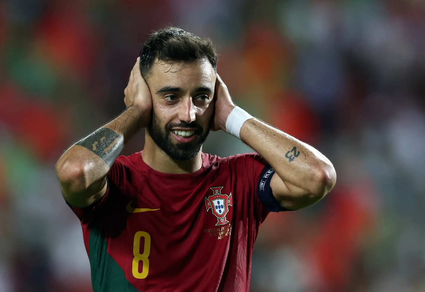Bruno Fernandes oli Portugali 9:0 võidu üks põhiarhitekte.