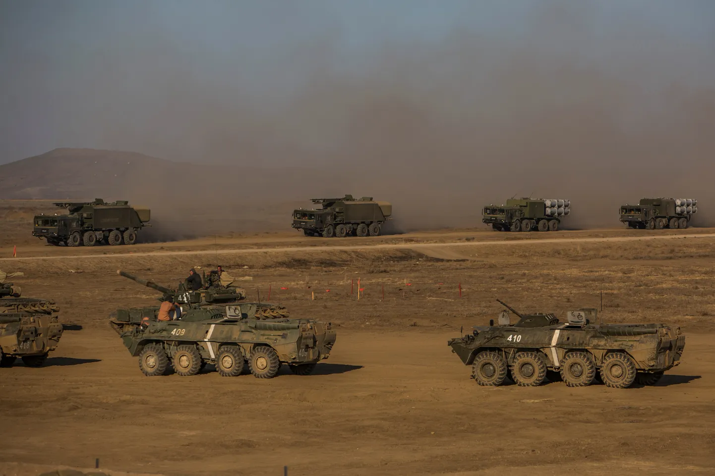 Krievijas militārās mācības. Ilustratīvs attēls.