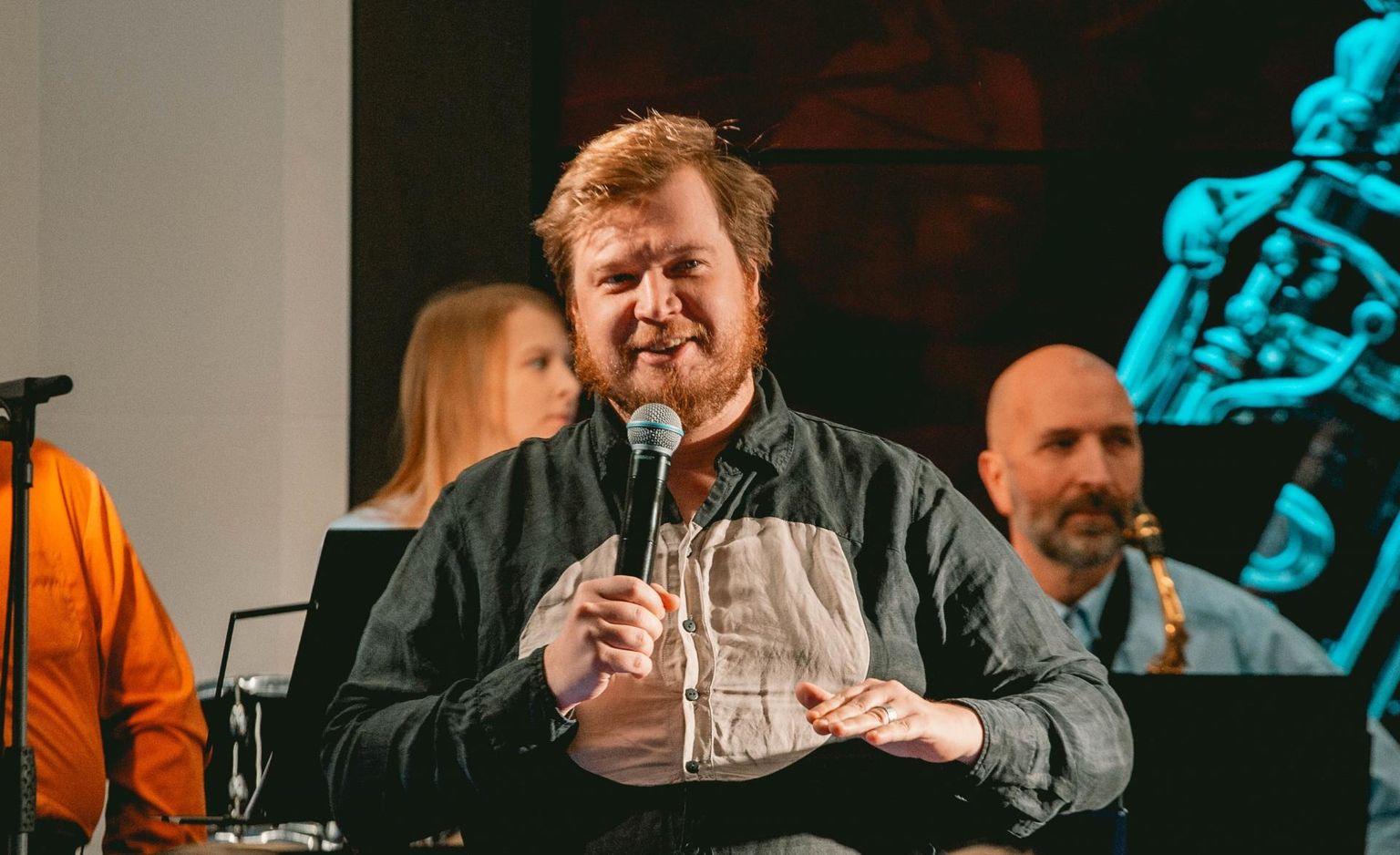 Jarek Kasar koos Rakvere Linnaorkestriga aastal 2019.