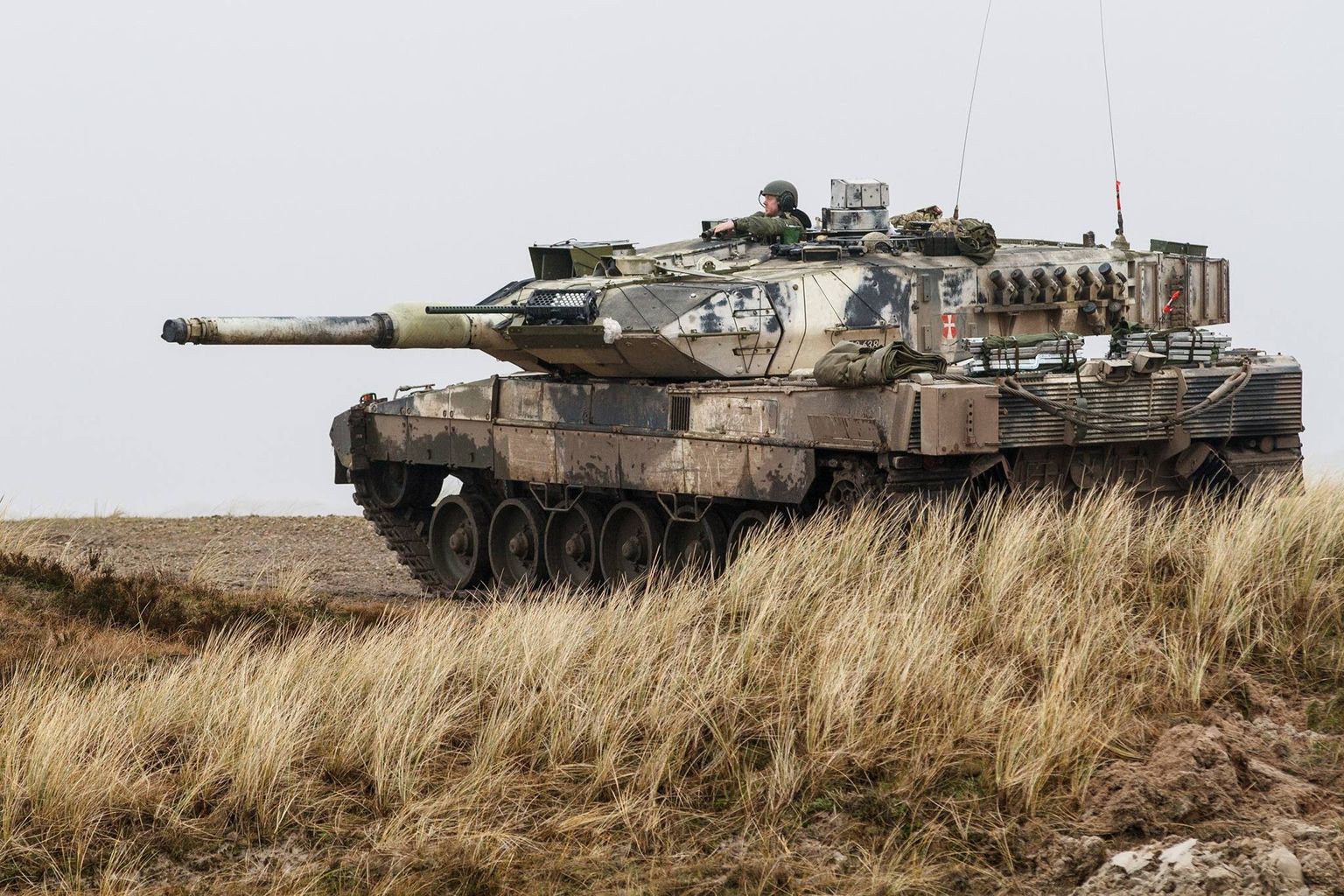 Taani armee Leopard 2. Foto on illustratiivne.